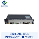 ZTE C320 OLT 10GE DC (19 pulgadas) 2 ranuras equipadas con 2*SMXA/A31
